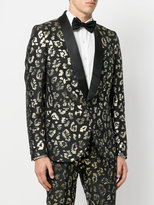 Thumbnail for your product : Christian Pellizzari animal pattern suit blazer