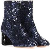 Rochas Sequinned ankle boots 