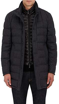 Moncler Men's Wool Down-Quilted Coat