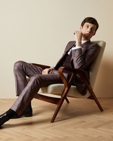 Thumbnail for your product : Ted Baker Fine Wool Checked Trousers