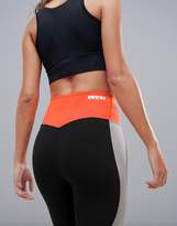 Thumbnail for your product : ASOS 4505 Tall color block gym legging with bum sculpt seam detail