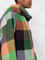 Thumbnail for your product : Henrik Vibskov Cassata check-print dress coat