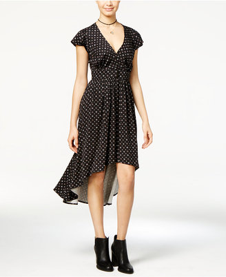 One Hart Juniors' Printed High-Low A-Line Dress, Created for Macy's