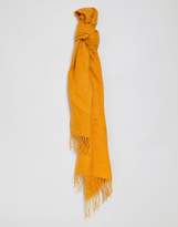 Thumbnail for your product : ASOS Design DESIGN supersoft long woven scarf with tassels