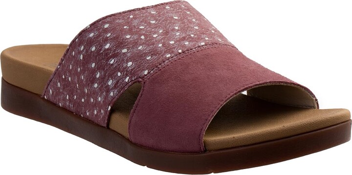 Spenco Women's Dawn Ostrich Slide Sandal