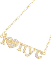 Thumbnail for your product : Jennifer Meyer I Heart NYC 18-karat gold diamond necklace