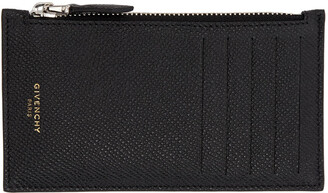 Givenchy Black Zippered Card Holder - ShopStyle Wallets