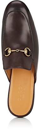 Gucci Men's Kings Leather Mules - Brown