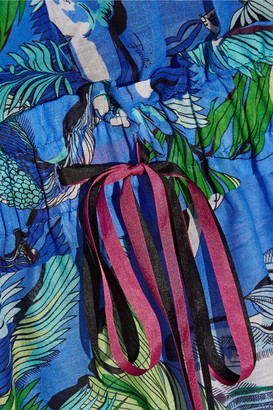Emilio Pucci Printed cotton-voile jumpsuit