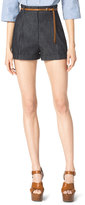 Thumbnail for your product : Michael Kors Pleated Denim Shorts