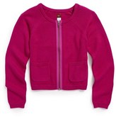Thumbnail for your product : Tea Collection 'Engelchen' Combed Cotton Cardigan (Little Girls & Big Girls)