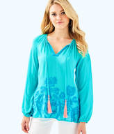 Thumbnail for your product : Lilly Pulitzer Womens Willa Embroidered Top