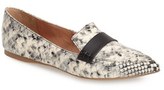 Thumbnail for your product : Steve Madden 'Erosion' Snake Print Pointy Toe Loafer Flat (Women)