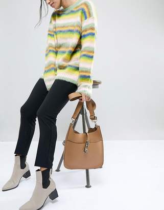 Yoki Fashion Cross Body Bag With Thick Strap