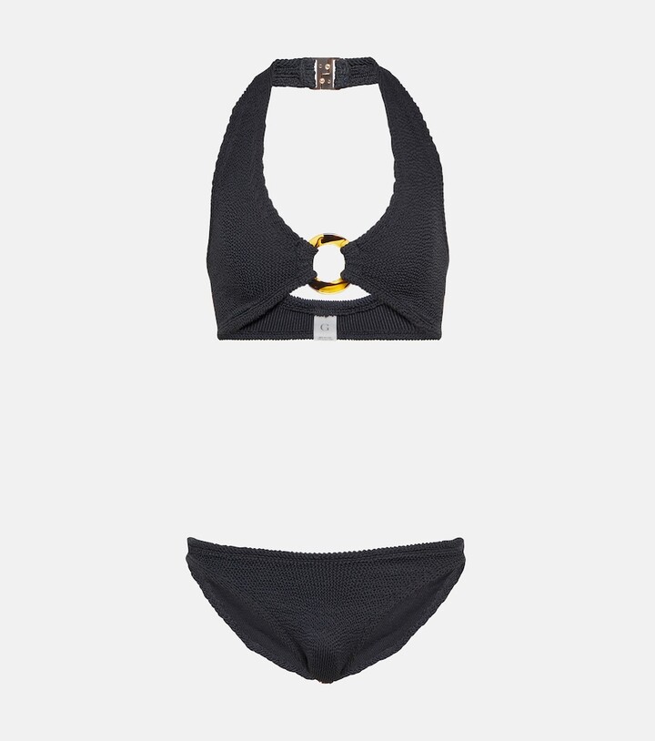 Hunza G Coco bikini ShopStyle Two Piece Swimsuits