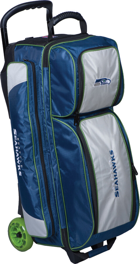 Strikeforce Bowling College Navy Seattle Seahawks Triple Roller Bowling Bag