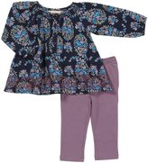 Thumbnail for your product : Pink Chicken Abigail 2-pc Set - Estate Blue/Very Grape-3-6 Months