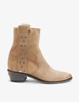 Thumbnail for your product : Zadig & Voltaire Pilar high stud-detail suede ankle boots