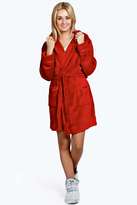 Thumbnail for your product : boohoo Rosie Supersoft Hooded Robe