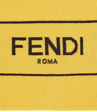 Fendi Logo Knitted Beanie