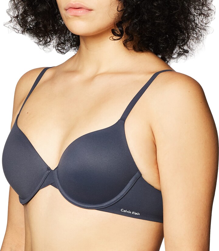Calvin Klein Women's Perfectly Fit Flex Lightly Lined Full Coverage T-Shirt  Bra