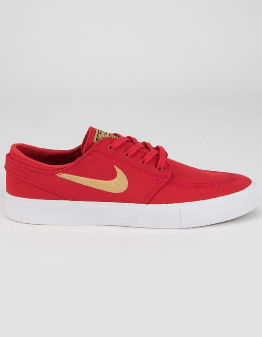 Nike SB Zoom Stefan Janoski Canvas RM Red & Gold Shoes - ShopStyle