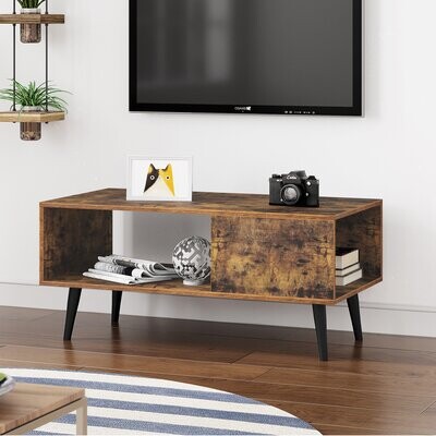 Wade Logan Coffee Table With Storage, Wade Logan Side Table