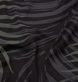 Theory Saygo Slim-fit Printed Pima Cotton-jersey T-shirt - Black