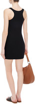 Thumbnail for your product : Enza Costa Ribbed Stretch Cotton And Modal-blend Jersey Mini Dress
