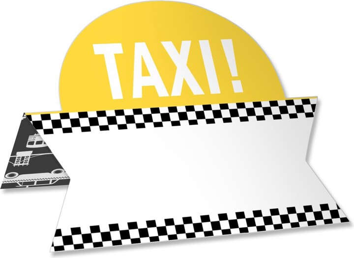 Big Dot of Happiness NYC Cityscape New York City Party Tent Buffet Card Table Setting Name