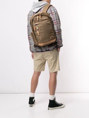 As2ov Multi-Pocket Nylon Backpack