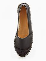 Thumbnail for your product : Very Evelyn Glitter Toe Cap Espadrille - Black