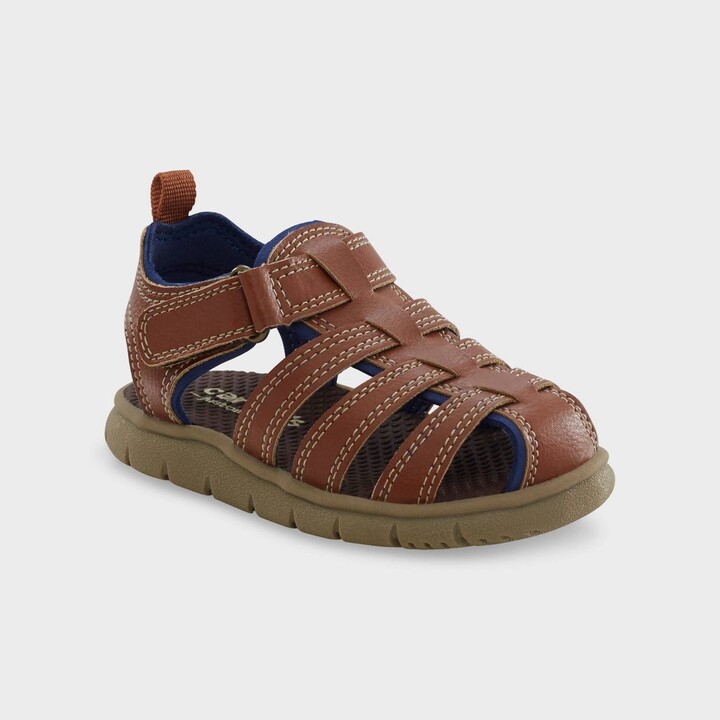 Carter's Just One You® Baby Gody First Walker Sandals - Brown 3 - ShopStyle  Boys' Shoes