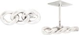 Thumbnail for your product : Barneys New York Men's Sterling Silver Curb Chain Cufflinks-Colorless