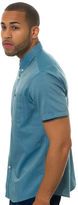 Thumbnail for your product : RVCA The That'll Do Short Sleeve Buttondown in Blue Surf