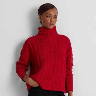 Lauren Ralph Lauren Ralph Lauren Cable-Knit Turtleneck Sweater