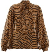 tiger blouse womens