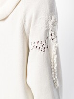 Thumbnail for your product : Barrie Romantic Timeless cashmere hoodie