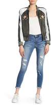Thumbnail for your product : Jolt Distressed Rolled Skinny Jeans