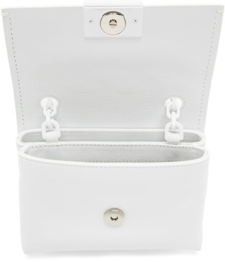 Off-White White Small Soft Diag Bag