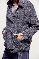Thumbnail for your product : Free People Slouchy Textured Wool Coat