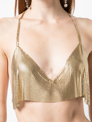 Fannie Schiavoni Cropped Chainmail Top