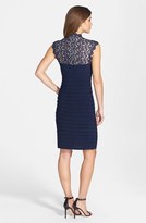 Thumbnail for your product : Xscape Evenings Lace Cap Sleeve Jersey Body-Con Dress