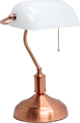 Charlton Home® 14.96 Bankers Desk Lamp with Pull Chain Switch
