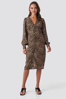 Thumbnail for your product : NA-KD Buttoned Front V-Neck Dress