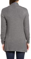 Thumbnail for your product : Bobeau Ruched Sleeve Cardigan