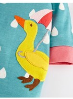 Thumbnail for your product : Mini Boden Appliqué Wrap Romper (Baby Girls)