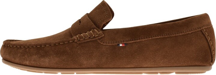 Tommy Hilfiger 3D-print leather driving loafers - ShopStyle
