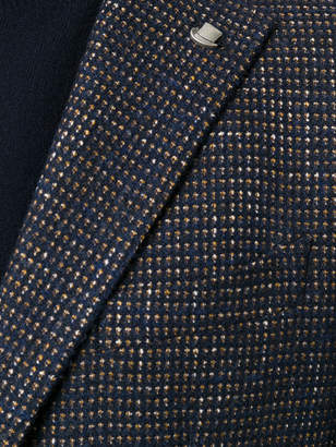 Tagliatore pin detail blazer