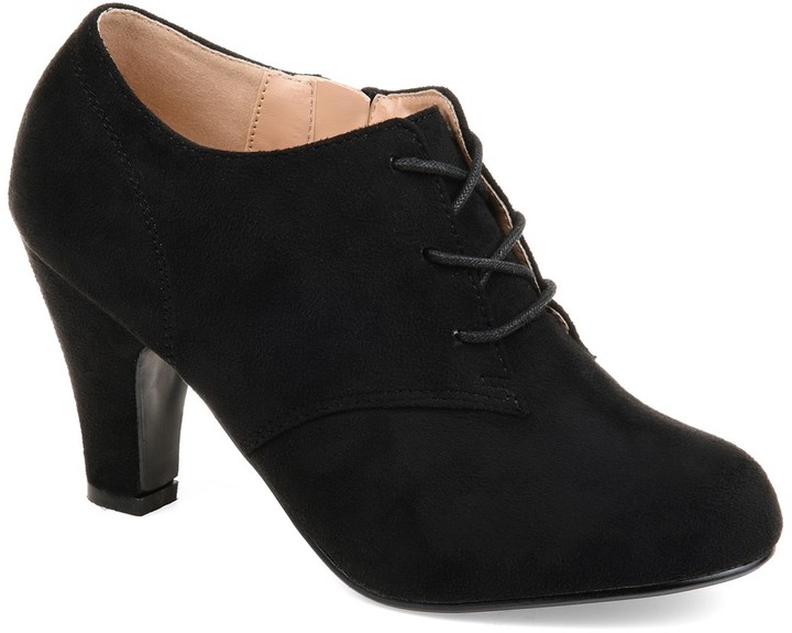 wide width lace up booties